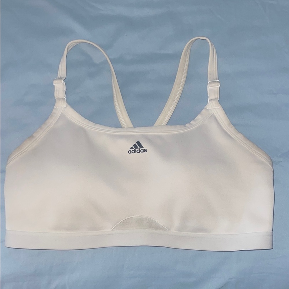 Adidas Women's White Sports Bra